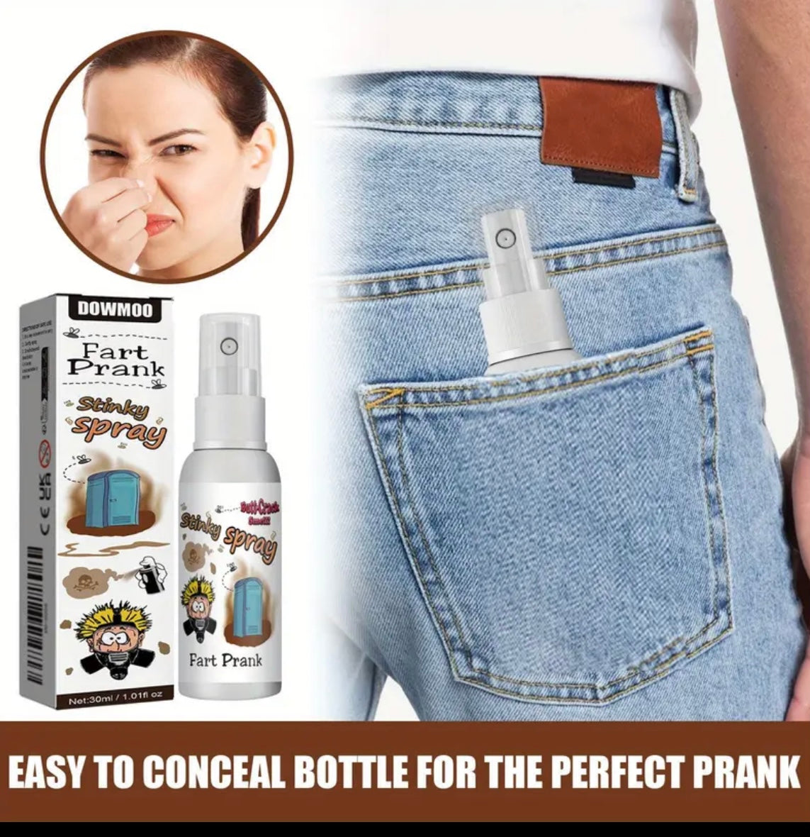 Fart spray