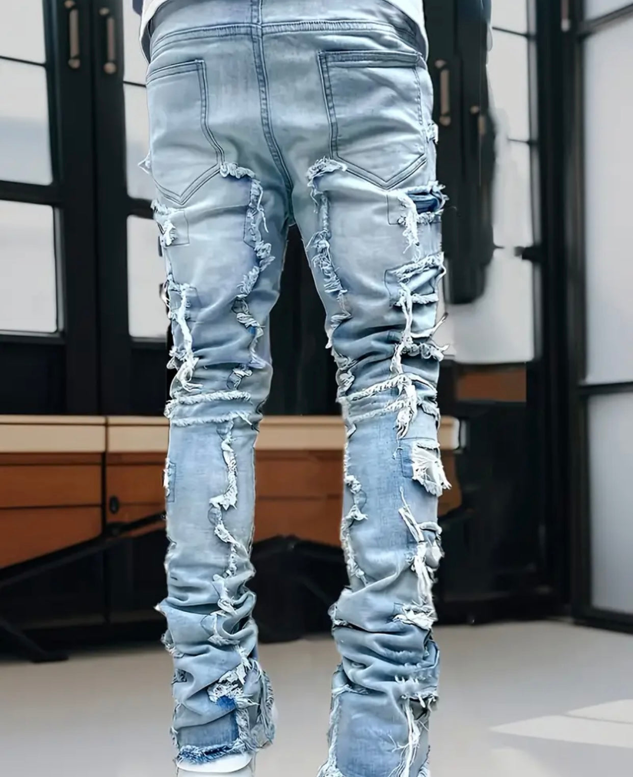Blue men’s jeans