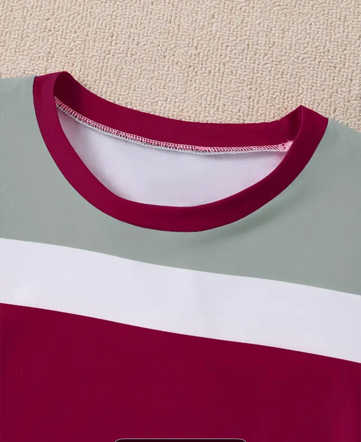 Women'S Casual Striped Crown