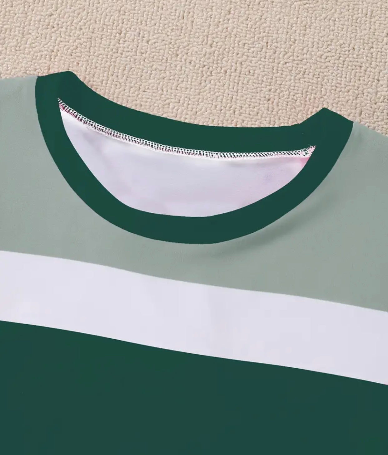 Women'S Casual Striped Crown