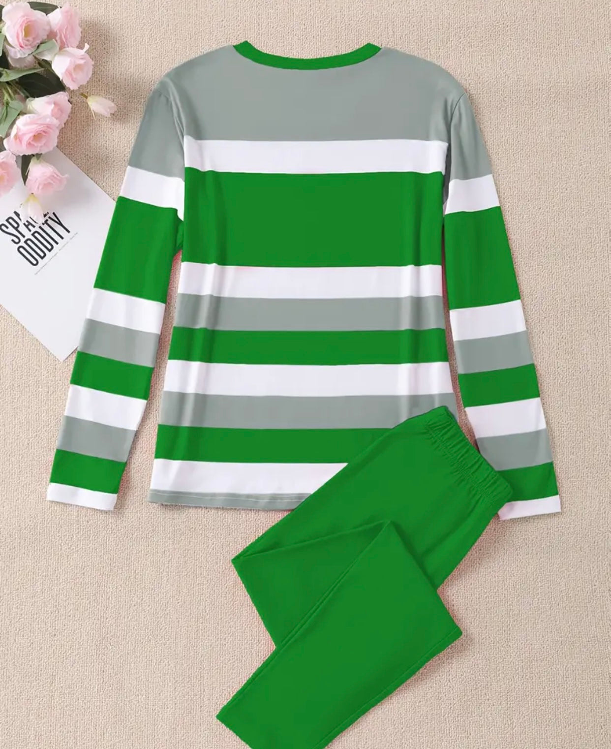 Women'S Casual Striped Crown