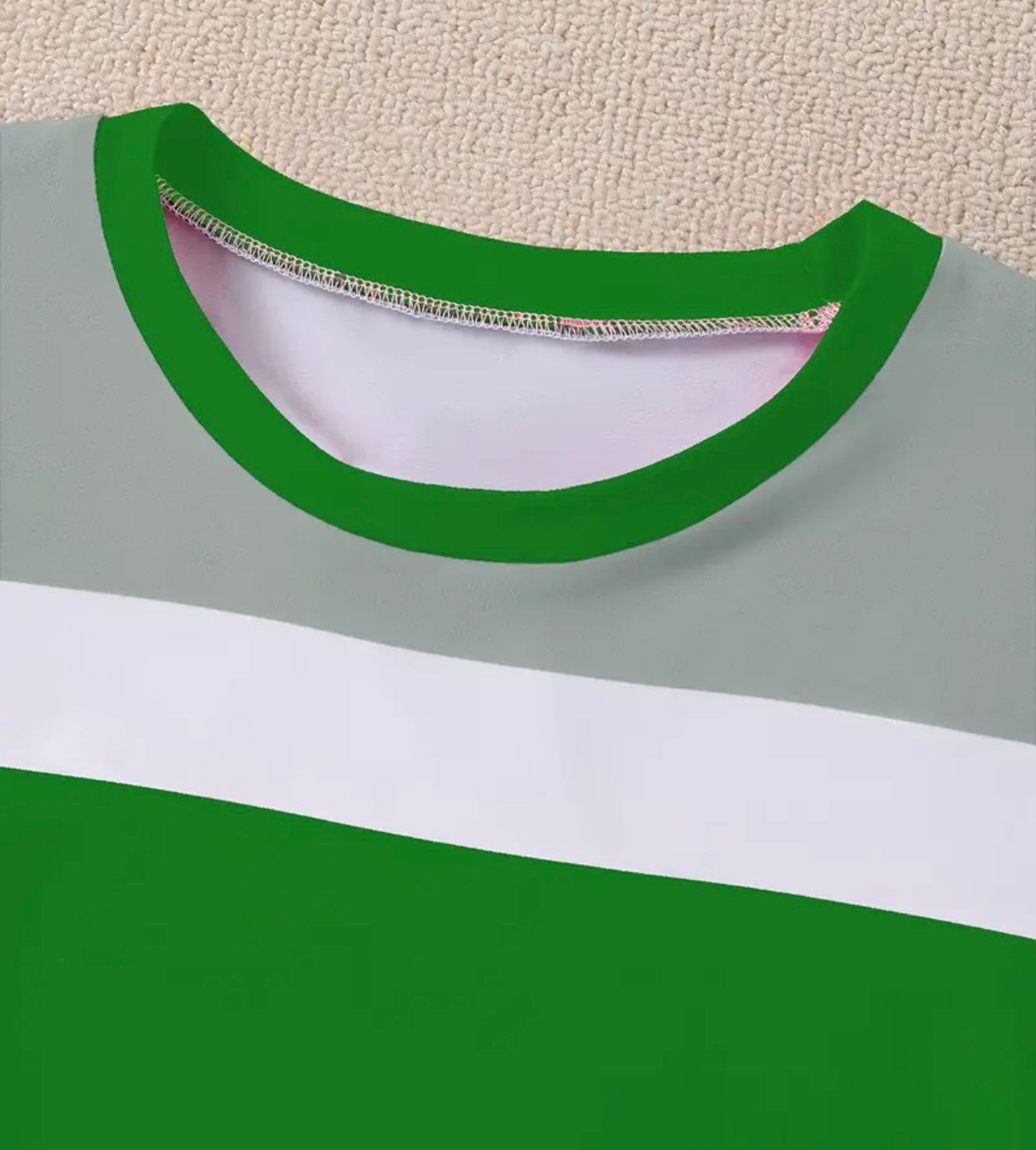 Women'S Casual Striped Crown